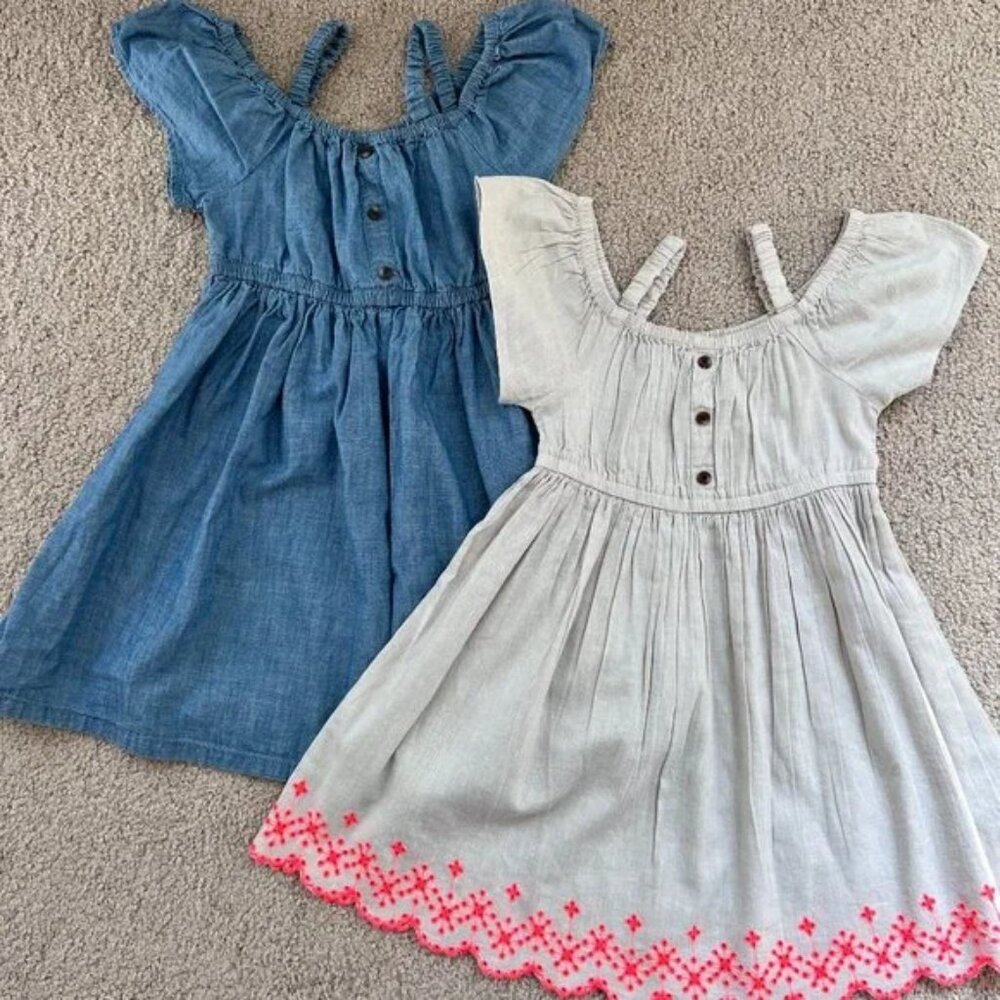 NEW Old Navy Button-Front Dresses Set (Size 5T)